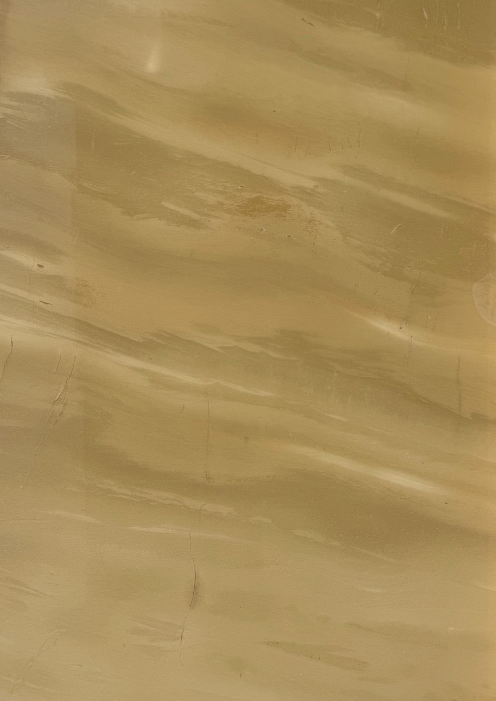 Polished slab of Golden Yellow Limestone